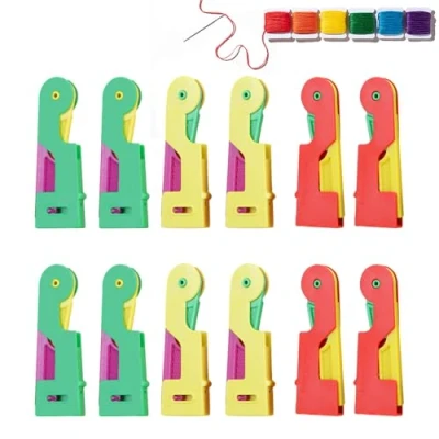 Imagen de TRKETK 12 Piezas Enhebrador de Aguja automático Agujas Enhebradores Plástico Coser a Mano para DIY y Manualidades(Color Aleatorio)