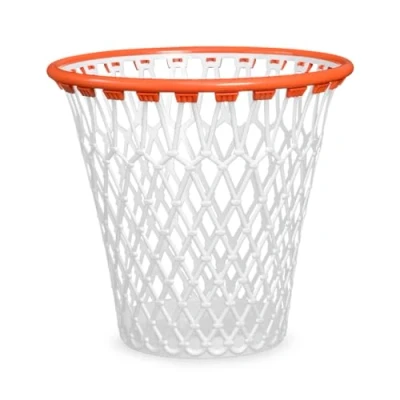 Imagen de Balvi Basket Papelera. con diseño Divertido de Canasta Baloncesto. Color Blanco. Fabricado en pl