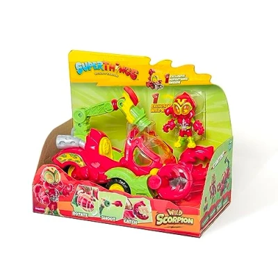 Imagen de SUPERTHINGS Wild Scorpion Vehículo escorpión de los SuperThings. Incluye 1 Kid y SuperThing Villano exclusivos. con Disparador Pinzas para atrapar a héroes