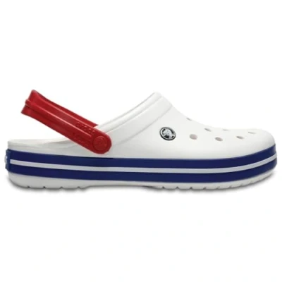 Imagen de Crocs Crocband, Zuecos Unisex Adulto, Blanco (White/Blue Jean), 36/37 EU