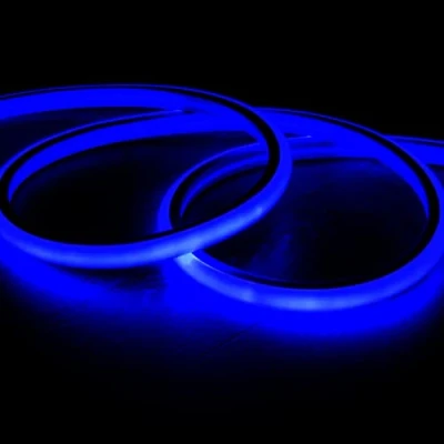 Imagen de EUROXANTY Tira Led Flexible Neon para Empotrar Con Fuente Alimentación Strip Light Cocina Interior 5 Metros Azul