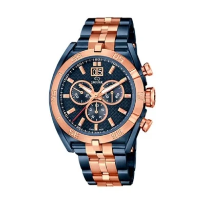 Imagen de JAGUAR Reloj Modelo J810/1 de la colección Special Edition, Caja 45,8 mm Correa Acero Azul/Rosa para Caballero