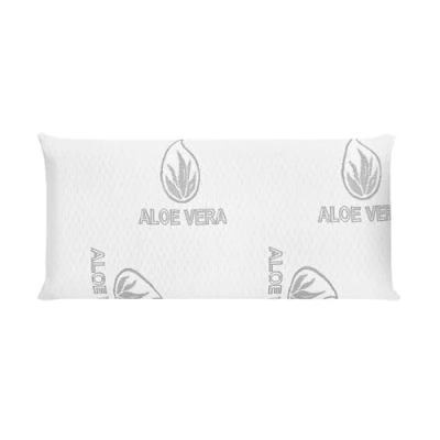 Imagen de Acomoda Textil Almohada Suave y Elástica con Núcleo Memory Foam de Espuma. Adaptable al Cuello Alta Recuperación Funda Transpirable Desenfundable. (135 cm)