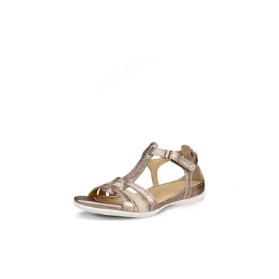 Imagen de ECCO Flash T Strap Sandal, Sandalias Mujer, Plateado (57462 Warm Grey Metallic/Moon Rock), 43 EU