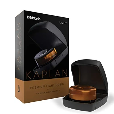 Imagen de D&#039;Addario Violin Rosin Cello Kaplan Premium Light with Case for Violin, Viola and Cello, Claro