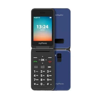 Imagen de myPhone Flip LTE Phone para Mayores Botón SOS 4G Volte batería Grande 1000 mAh hasta 6 días sin recargar, con una Linterna, Dual SIM