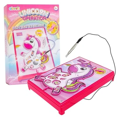 Imagen de abeec Unicorn Operation,Juego de operación unicornio para niñas, juegos mesa niños, juguete regalos niñas