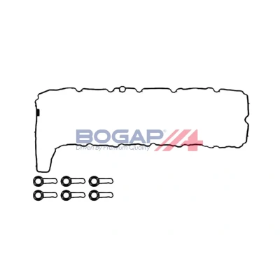 Imagen de BOGAP B1119108 Reten del Cigueñal ACM (caucho poliacrílico)