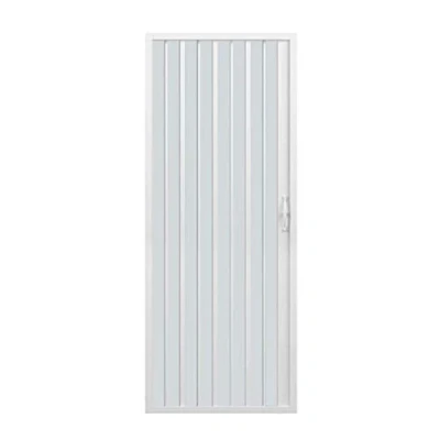 Imagen de Puerta de ducha plástico PVC, mod.Vergine con apertura lateral, blanco