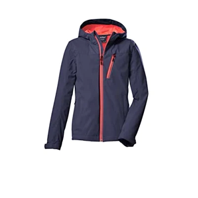 Imagen de killtec Girl&#039;s Chaqueta softshell/chaqueta outdoor con capucha KOS 235 GRLS SFTSHLL JCKT, pink, 176, 40890 000