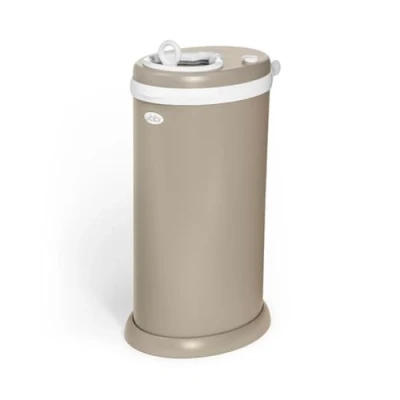 Imagen de Ubbi Cubo de basura acero con bloqueo olores, no requiere bolsa especial, ahorro dinero, galardonado, diseño moderno, imprescindible para la lista regalos