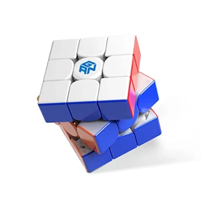 Imagen de GAN 12 Maglev Cubo Magnético Mágico 3x3 Stickerless,Speed Cube con 84 Imanes/7 Niveles de Magnéticas/6 Elasticidad,Rompecabezas Profesional Adultos y Niños(Revestimiento UV