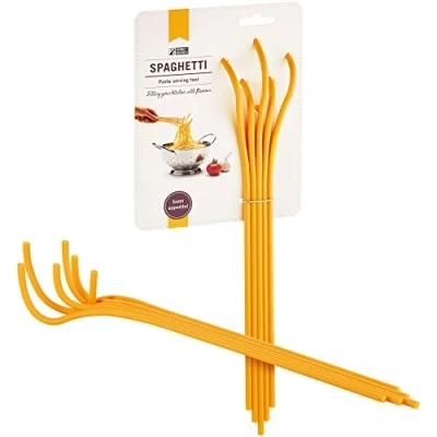 Imagen de Divertida cuchara de espaguetis plástico con forma espagueti/tenedor pasta una serie utensilios cocina inspirados en pasta, fresca para garras y servir