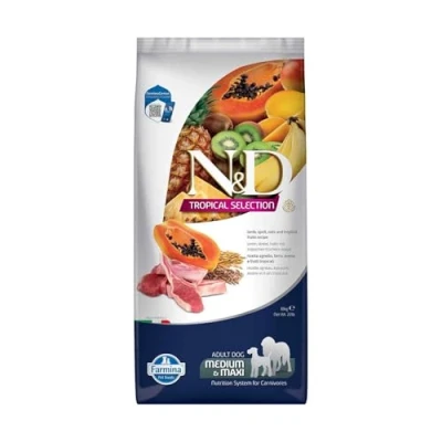 Imagen de FARMINA ND Dog Tropical Selection Med Maxi Cordero 10KG