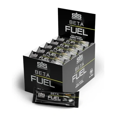 Imagen de SIS BAR BETA FUEL ENERGY CHEW ORANGE 60G EU6 1X20