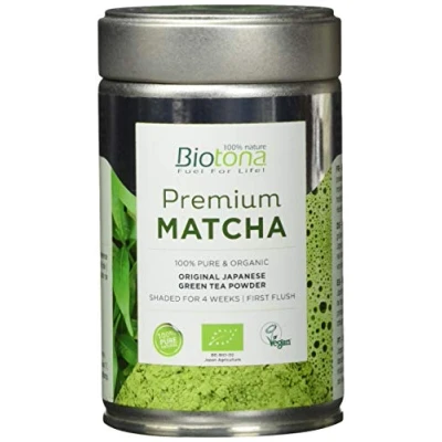 Imagen de BIOTONA Matcha Extra Premium 80g Eco, Negro, Estandar