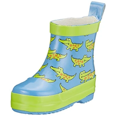 Imagen de Playshoes Botas De Goma Medio Eje, lluvia Unisex niños, Cocodrilo, 26 EU