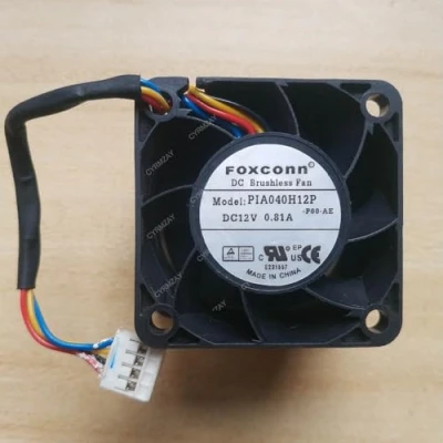 Imagen de CYRMZAY Ventilador Compatible para FOXCONN PIA040H12P 12V 0.81A 4CM 4028 4 Wire cooling