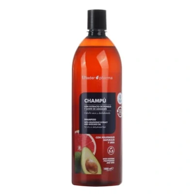 Imagen de Thader Th Pharma Champú Extracto de Pomelo y Aceite Aguacate Polifenoles para Cabellos Secos Deshidratados, 1000 ml
