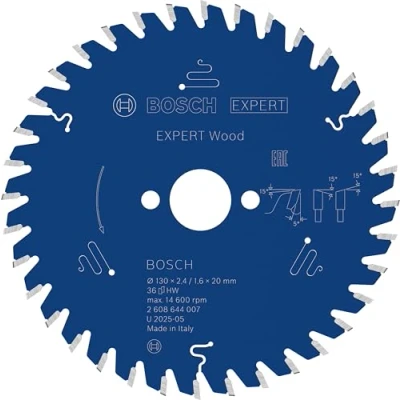 Imagen de BOSCH 2608644007 Disco de sierra circular CSB Expert madera: 130x20x36D