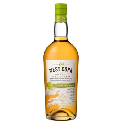 Imagen de West Cork Single Malt Irish Whiskey CALVADOS CASK FINISHED 43% Vol. 0,7l in Giftbox