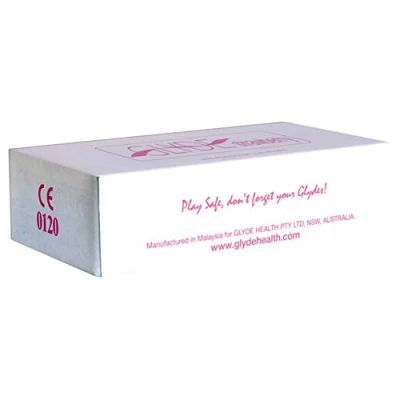 Imagen de Glyde Ultra Strawberry 100 preservativos veganos rojos