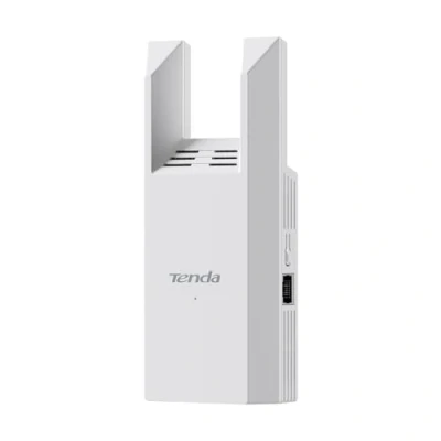 Imagen de Tenda Repetidor WiFi AC1200, Extensor Amplificador Doble Banda 2.4/5 GHz, Cobertura hasta 150 m², Puerto Ethernet, para Todos los Routers, Modo Ap, Indicador LED, WPS, WPA2 (A18)