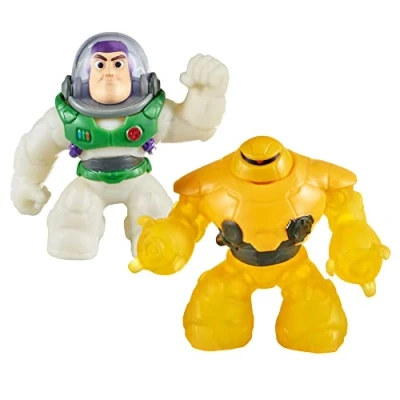 Imagen de Heroes of Goo Jit Zu Lightyear Versus Pack Buzz vs Zyclops, Esponjoso, elástico, héroe pegajoso.