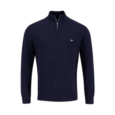 Imagen de Fynch Hatton Cardigan Zip Chaqueta Punto, Azul (Navy 690), XXX Large para Hombre