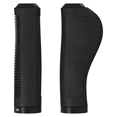 Imagen de Brooks Empuñaduras ergonómicas de Goma (130 + 130 mm), Color Negro Guidolina, Unisex, tamaño estándar