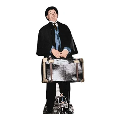 Imagen de STAR CUTOUTS Tablero de cartón tamaño Real Recortado con Mini Corte Oliver Hardy, Multicolor, 184 x 82 cm