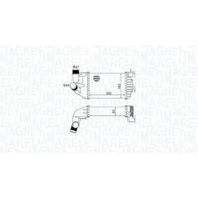 Imagen de MAGNETI MARELLI 351319205080 Intercooler OPEL: Astra H GTC, Zafira B, Hatchback
