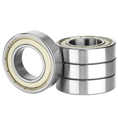 Imagen de 4 Piezas 6005ZZ Rodamiento De Bolas, 25x47x12mm Acero cromado con Doble junta metálica, Pre lubricado, 6005Z Rodamientos Rígido Bolas para Monopatines, Scooters