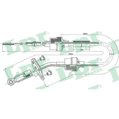 Imagen de LPR C0412C Cable de Embrague