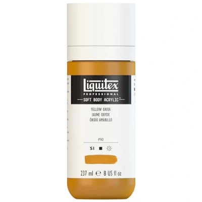 Imagen de Liquitex 1923416 Pintura acrílica profesional (consistencia cremosa, alta pigmentación, resistente a la luz y al envejecimiento, bote de 237 ml), color amarillo