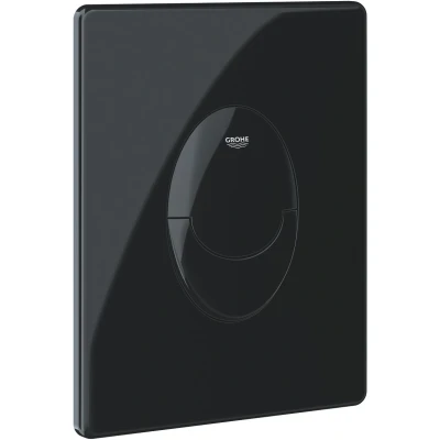Imagen de GROHE Start Placa de descarga para inodoro suspendido QuickFix (Ahorro agua y funcionamiento &amp; Stop), Negro mate 389642430