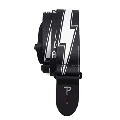 Imagen de Perri&#039;s Leathers Ltd. Correa de Guitarra Poliéster AC/DC Ajustable Para guitarras acústicas/bajas/eléctricas Fabricada en Canadá (PLLPCPDC)