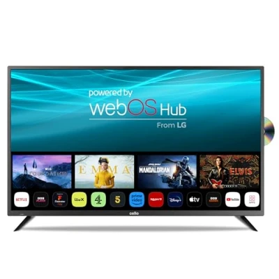 Imagen de Cello C5024WSF 50&quot; Pulgadas Full HD Smart/DVD TV Reproductor de DVD Integrado Triple sintonizador Bluetooth Sistema operativo Super rápido WebOS by LG Disney+ Netflix Prime Made in Europe [2024]