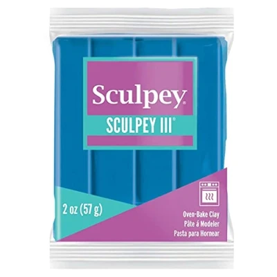 Imagen de Polyform Sculpey Turquesa, 57 g, Arcilla, Azul