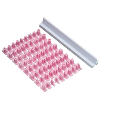 Imagen de KitchenCraft SWEETLY Does IT Marcador del Abecedario con 72 Piezas, Rosa, 12x9x4 cm