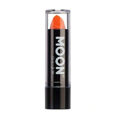 Imagen de Moon Glow Barra de labios neón UV color brillante Brilla bajo los rayos Naranja intenso 1 Unidad (Paquete 1)
