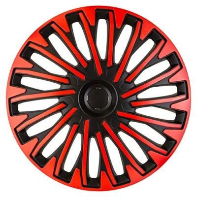Imagen de AutoStyle PP 5413BR Tapacubos 13in negro/rojo