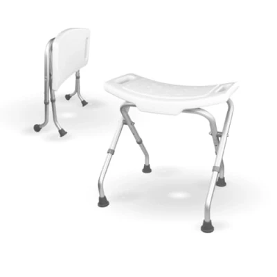 Imagen de Mobiclinic, Delta, Silla o taburete de baño, ducha, ortopédica, altura regulable, respaldo, reposabrazos, conteras antideslizantes