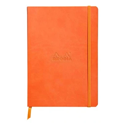 Imagen de Rhodia Rhodiarama Cuaderno de Tangerine lunares Boutique A5 Color