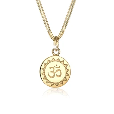 Imagen de Elli Collar Mujer Colgante Om de Filigrana en Plata Ley 925