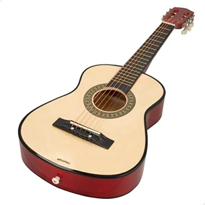 Imagen de WOOMAX Guitarra española de madera juguete, para niños + 4 años, juguetes musicales (49367)