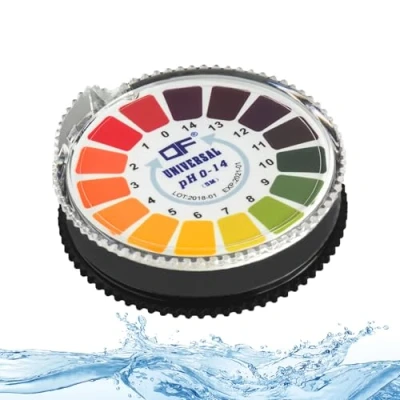 Imagen de ECENCE 1 unidades, tiras de prueba pH en rollo, papel para tornasol, rango medición 0 14, indicador universal, test ácidos acuarios, agua potable