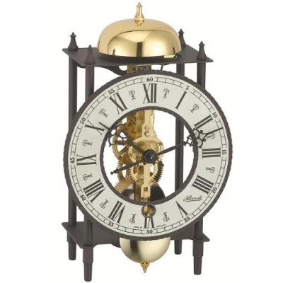 Imagen de Hermle Cardiff 23001 000711 Reloj de mesa mecánico con golpe hora y llave cuerda