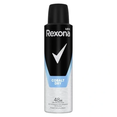 Imagen de Rexona MEN MotionSense COBALT DRY 48h ANTI PERSPIRANT SPRAY 5.0 Oz / 150 ml by