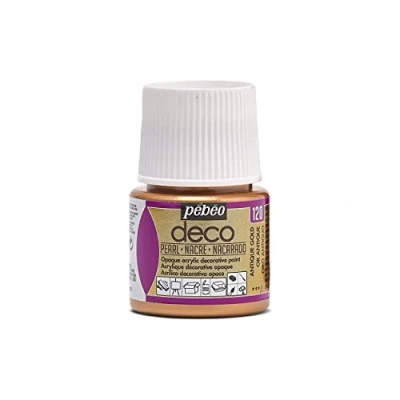Imagen de PEBEO Pintura acrílica multisoporte Color Opaco Acabado nacarado Oro Antiguo 45ml